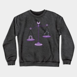 Libra (Light Purple) Crewneck Sweatshirt